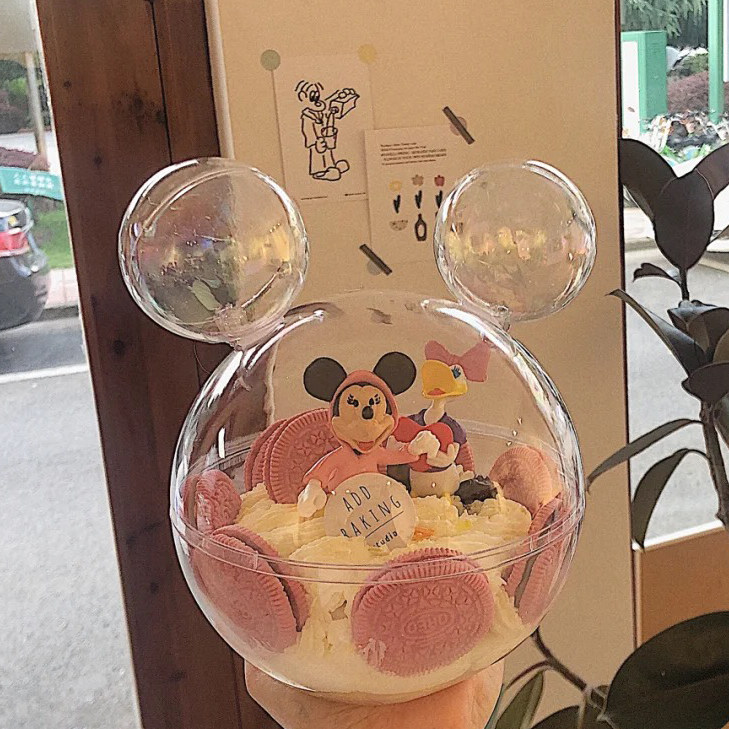 水晶球蛋糕装饰摆件儿童烘焙