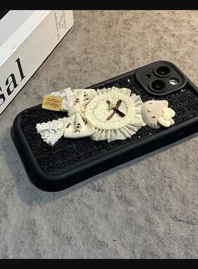 花边蕾丝蝴蝶结kt猫适用vivoiqooneo11手机壳iqneo10pro+卡通neo9spor立体8se秋冬7竞速版6十5活力版爱酷855