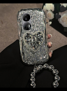 水钻爱心支架适用opporeno11pro手机壳reno10por高级感reon9+十8电镀7电镀6轻奢5k硅胶4se软壳3元气版oppo/2z