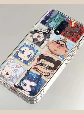 Q版哪吒魔童适用oppor17pro手机壳r15x梦境版r11splus趣味r9s创意r7plus动漫r17敖丙oppo卡通0pp0硅胶可爱软p