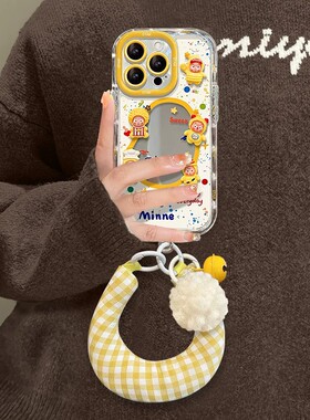 可爱卡通星星人适用vivoiqooneo11手机壳iqneo10pro+镜子9spor手腕带8爱酷7se铃铛6挂件5s趣味855卡通iq00软p