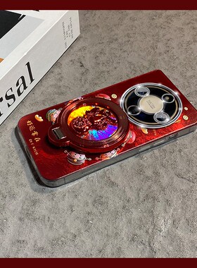 2026红色财神爷适用华为荣耀畅享70plus手机壳x70i立体x60i可旋转x50畅玩60plus麦芒40葫芦30支架20新年honor