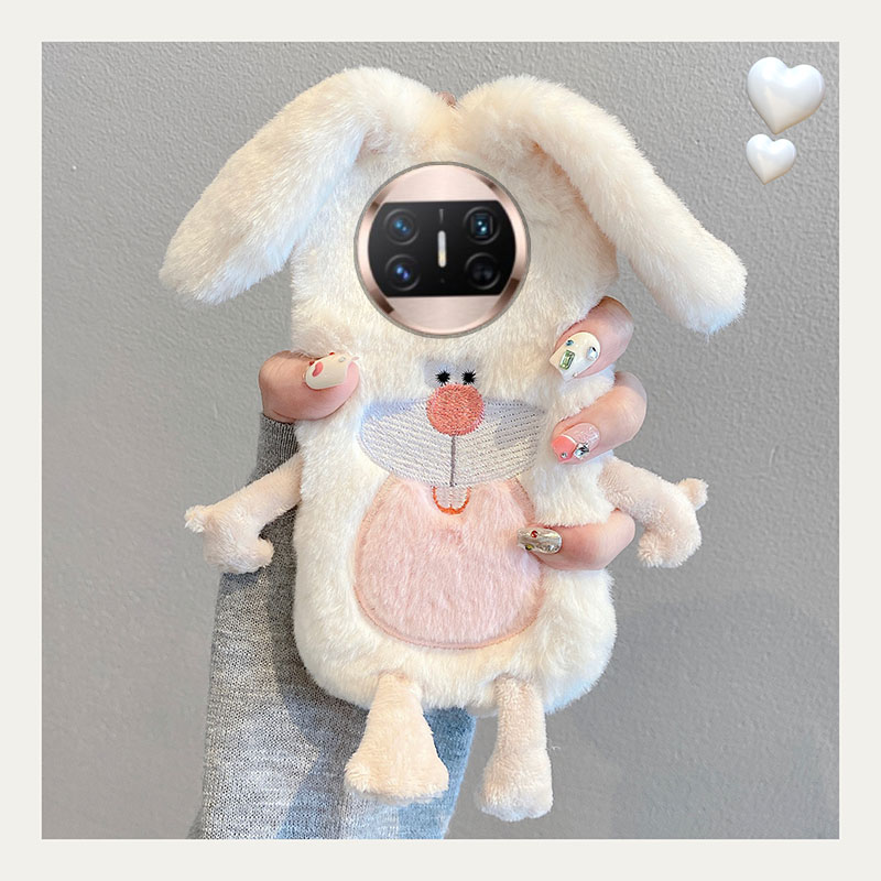 立体毛绒绒手机壳卡通