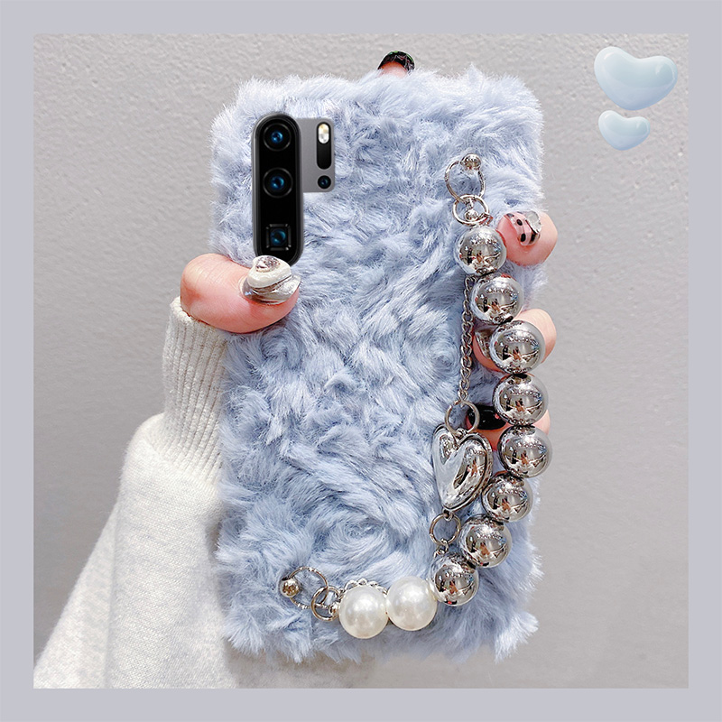毛绒绒毛茸茸秋冬小众高级手链手机壳