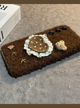 蕾丝爱心小熊适用魅族22mini手机壳note16立体21pro可爱20毛绒18por秋冬季18x卡通7/16spor/16t/16x/16thplus