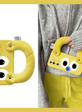 搞怪表情适用vivos19pro手机壳s18e趣味s17黄色s16充棉s15腕带s12立体s10e硅胶s7t日韩s6软壳s5简约vivo新款p