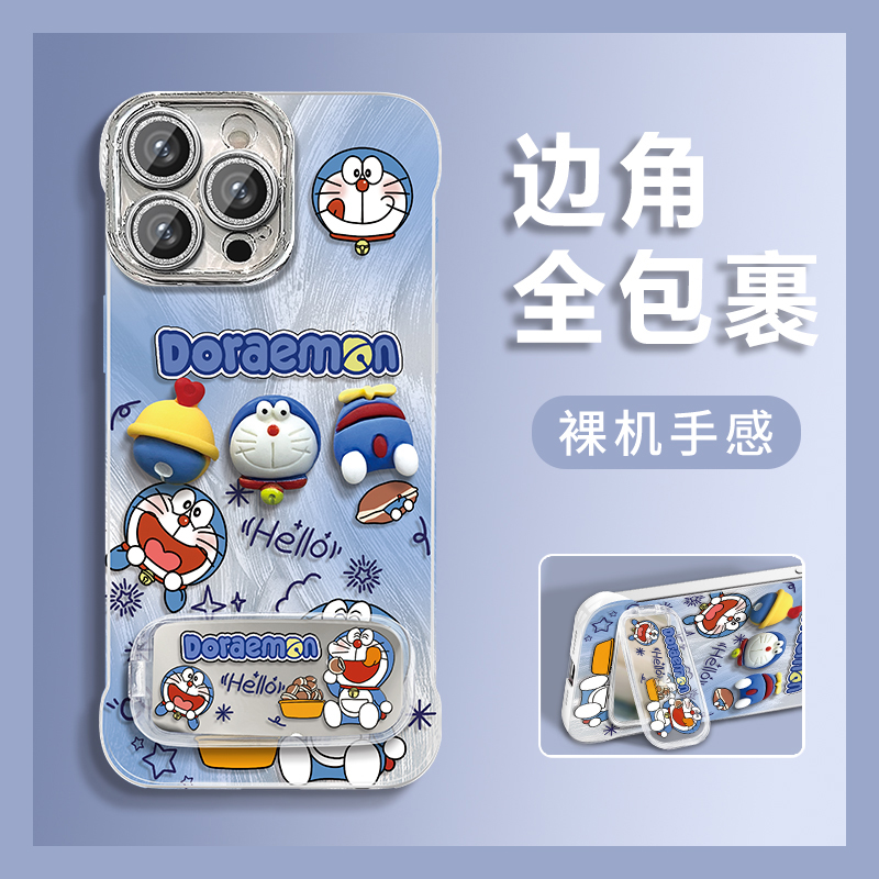 哆啦A梦叮当猫适用华为nova14pro手机壳novo13立体12活力版镜子12ultra支架11羽纱10卡通9se无边框huawei可爱