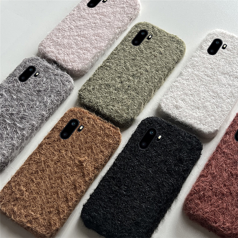 绒布简约纯色适用oppo一加ace6手机壳ace5至尊版1+15保暖13毛绒12秋冬11pro冬天10软9rt/ace3v/2v/1+oneplus
