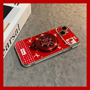 realm realmex2 小马旋转发财支架适用oppo真我gt8手机壳gt7立体12pro 大视窗gtneo5se新年gt2十q3s马年q5por