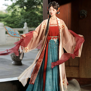 凤鸣銮原创汉服女【春意月浓】传统宋制复原日常通勤春夏新款套装