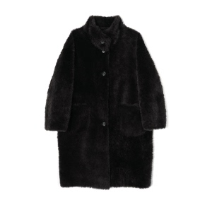 皮毛一体外套 圆领纽扣款 52019 长款 HERDERS