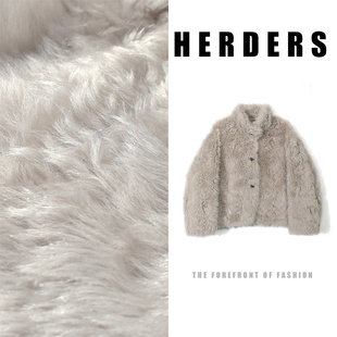 HERDERS (本命托卡)短款立领多色皮毛一体外套 257315