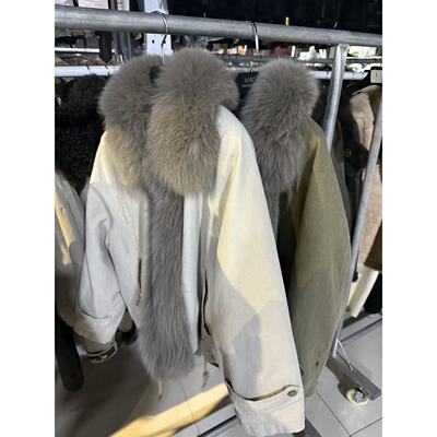 HERDERS 短款保暖毛领羽绒服外套 258867