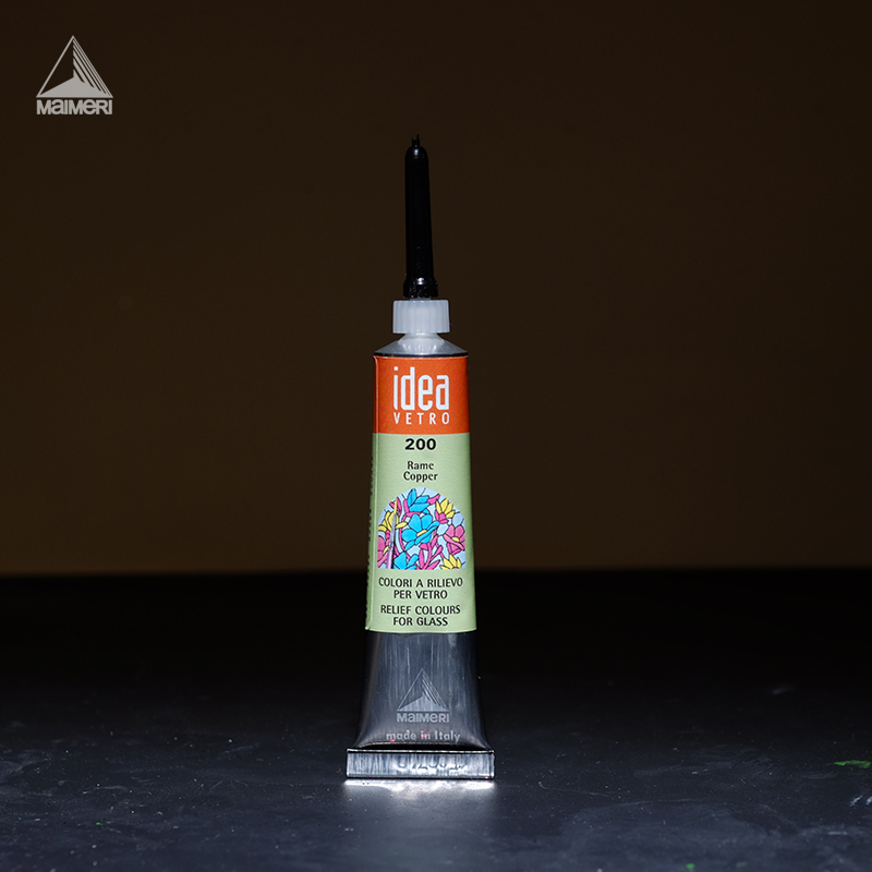 Maimeri玻璃颜料立体勾线笔围边
