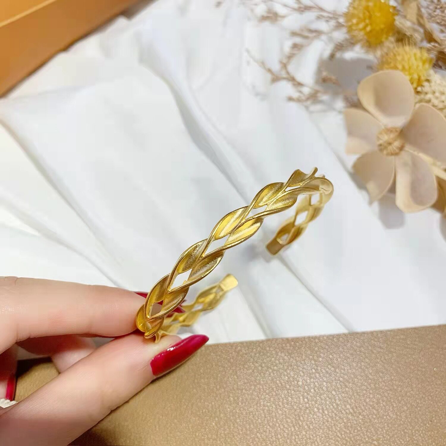 立大福越南沙金手镯女款