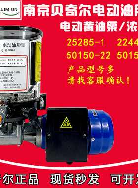 南京贝奇尔CS电动油脂泵25285-1干油泵黄油泵浓油泵22449-1/25218