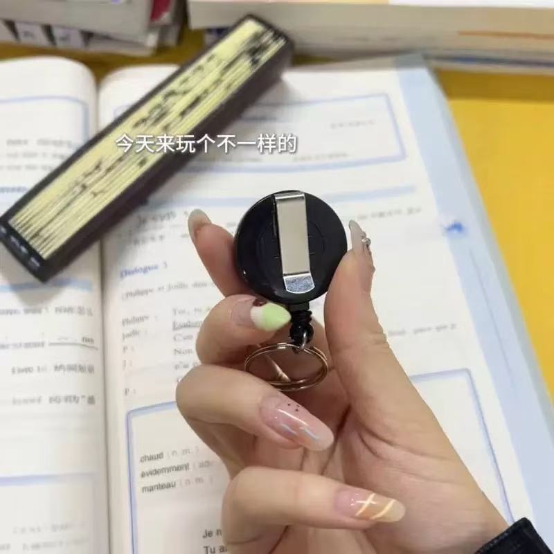 小红书同款回旋飞扇伸缩扣自动扇子回旋魔术道具创意多功能