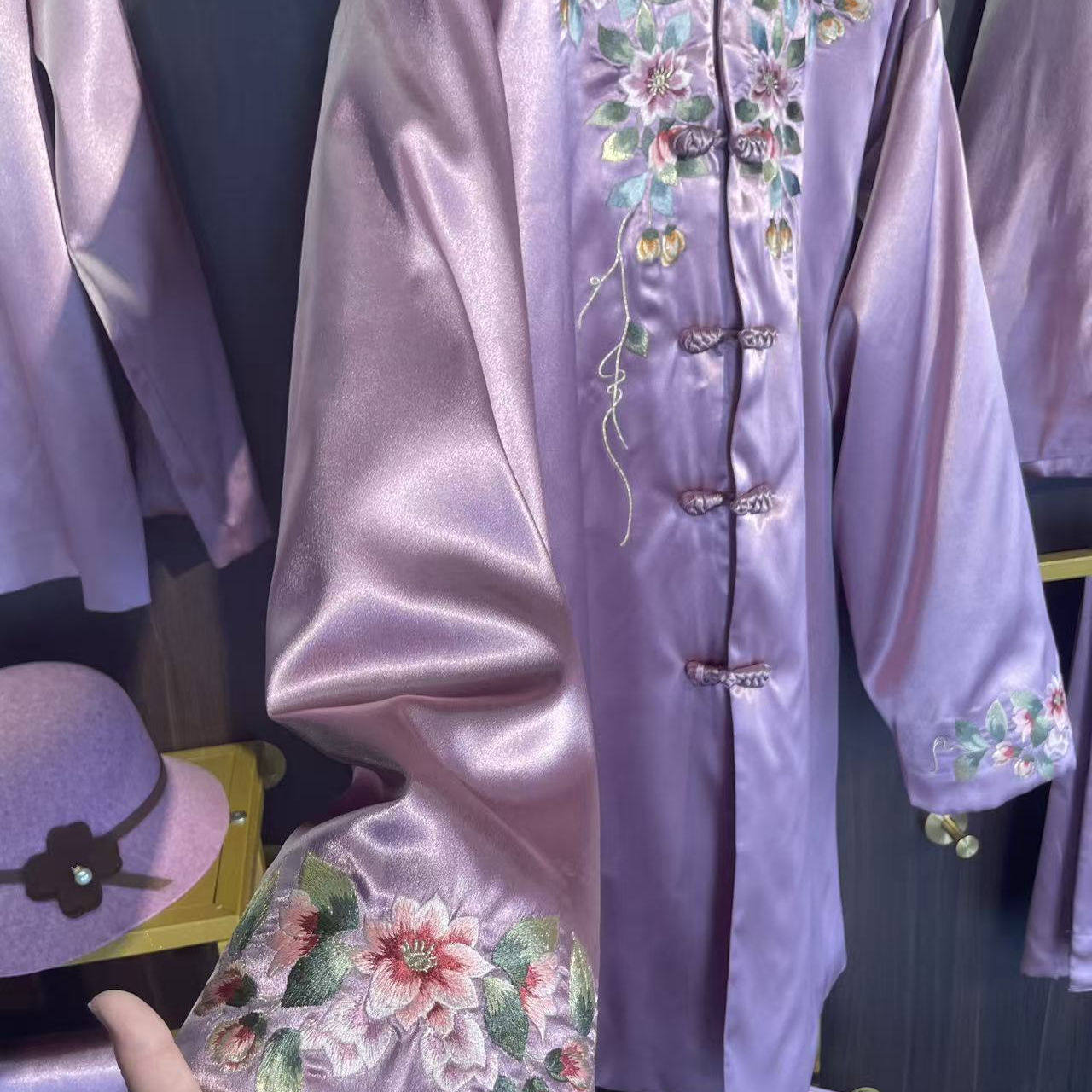 【闰年添福】女款百年服 老人纯棉高档全套 女士旗袍闰年真丝