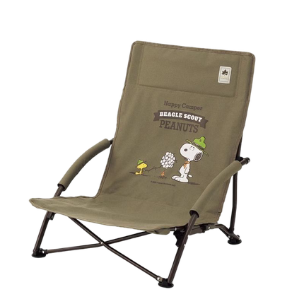 日本Logos联名史努比亲子户外露营椅便携午休折叠椅椅沙滩椅躺椅