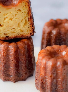 可露丽天使之铃4枚装下午茶甜点玛德琳费南雪纯手工无添加磅蛋糕