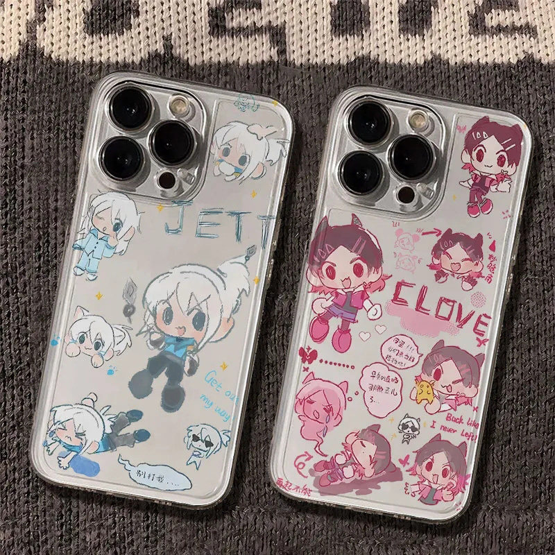 适用苹果17手机壳iPhone16e/15/14Pro暮蝶捷风13透明12mini无畏契约11可爱xs/xr二次元周边MAX7/8PLUS套se2/3