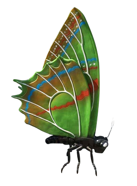 七彩室外园林蝴蝶昆虫落地摆件