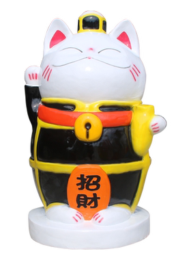 招财猫游乐园门口商场开业礼品