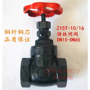 Z15T-16关字牌DN15丝扣铸铁闸阀20内螺纹铜杆闸板阀4分截门25 4分