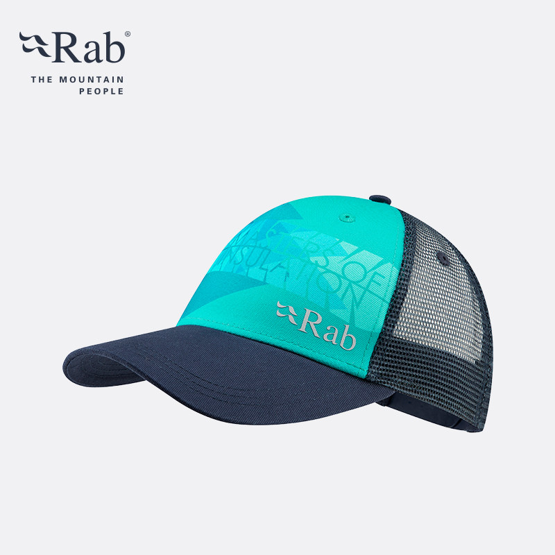 RAB RUIPO TRUCKER MASTERS MENS AND WOMENS AWNING ADJUSTMENT BREATHABLE PRINT BASEBALL CAP 72G QAB-05