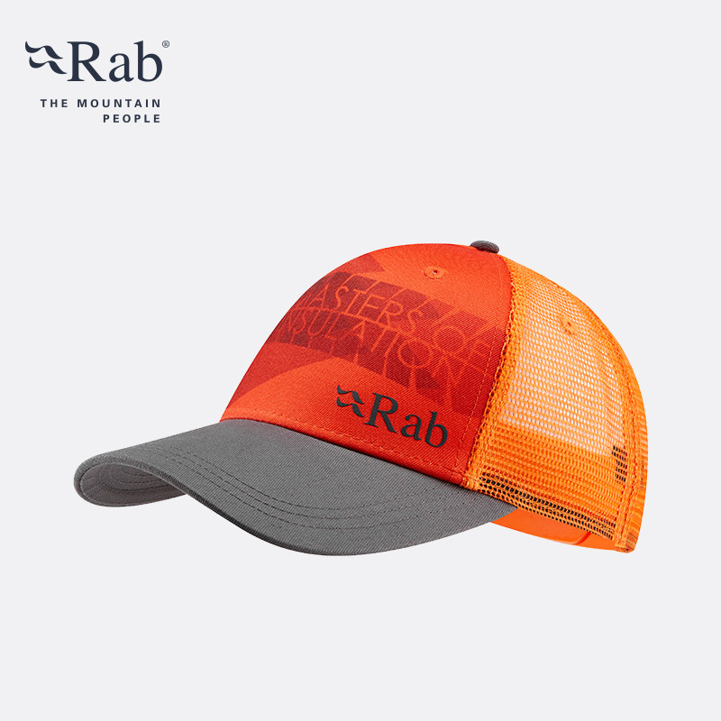RAB RUIPO TRUCKER MASTERS MENS AND WOMENS AWNING ADJUSTMENT BREATHABLE PRINT BASEBALL CAP 72G QAB-05