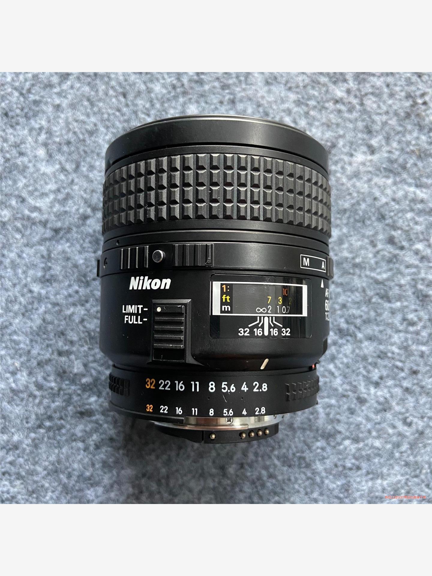 nikon尼康af 60mm 1/2.8d全画幅微距镜头 自议价商品