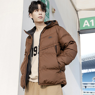 NIKE耐克短款羽绒服男子运动保暖连帽冬季女加厚款外套正品DV1132