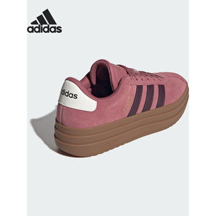 阿迪达斯女鞋款运动休闲鞋经典款时尚厚底系带耐磨低帮板鞋KJ6853