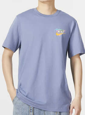 Nike耐克男鞋2023夏季新款圆领宽松运动休闲短袖T恤FD6637-493