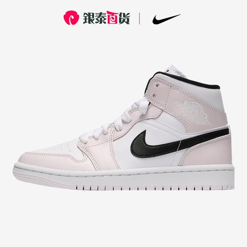 Nike, air jordan, розовые высокие туфли, спортивная обувь, кроссовки