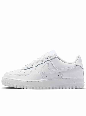 Nike Air Force 1 Low AF1空军一号 纯白色 GS休闲板鞋FV5951-111