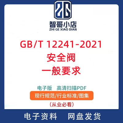 GB/T 12241-2021 安全阀 一般要求PDF电子版
