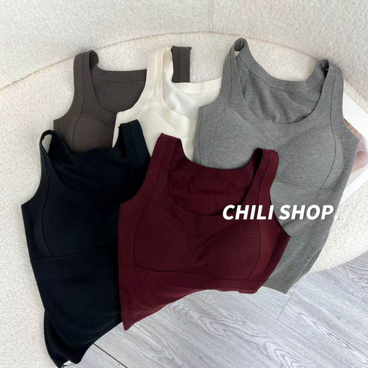 【英英Chili】无痕无感珍珠羊绒蛋白超舒服保暖背心内衣 10.22