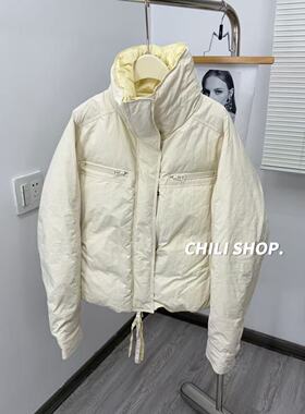 【英英Chili】立领韩系欧货设计师款三防面料90白鹅绒服PH 12.05