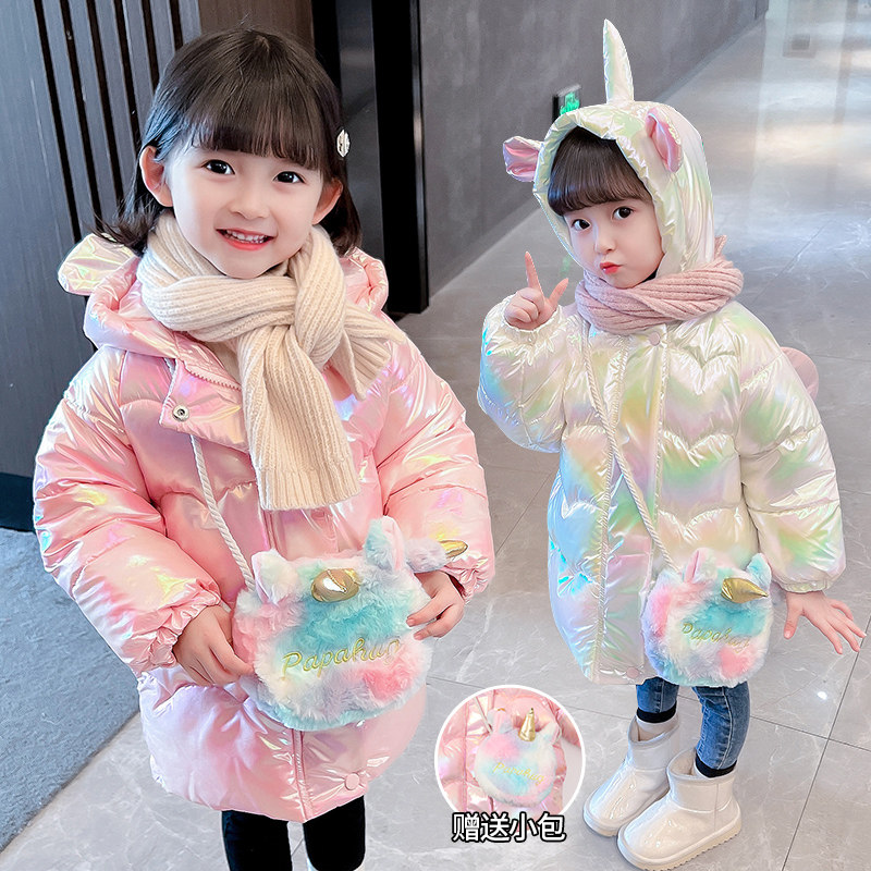 依贝童女童羽绒棉服冬装新款儿童小童女宝宝外套冬季洋气棉衣免洗|msdalam kategori Kanak-kanak/Bayi/Keluarga dipasang, jaket kapas-empuk/empuk - dari Buy2taobao.com untuk memberikan perkhidmatan ejen Taobao profesional membeli