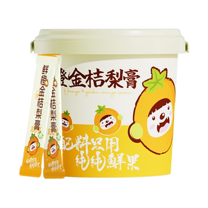 鲜橙金桔梨膏孕妇无苹果山楂膏添加便携即食冲泡水喝官方旗舰店