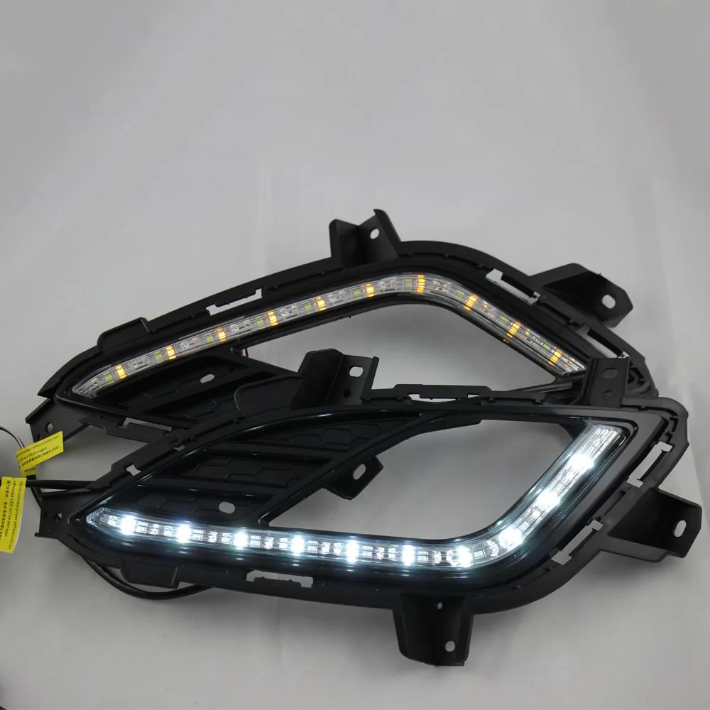 适用于HY朗动专用日行灯LED日行灯 日间行车灯 朗动改装前雾灯