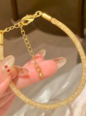 细闪闪钱袋子手链女款轻奢内锆石