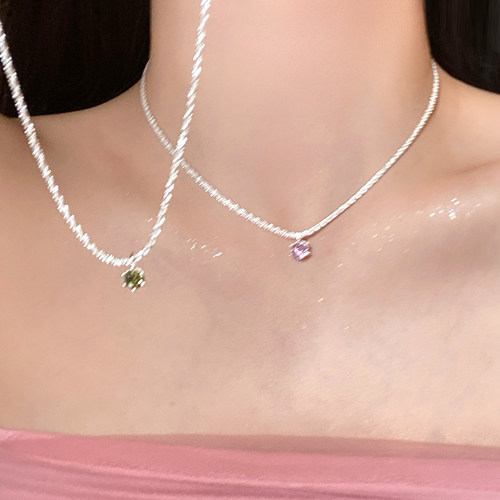 波光粼粼锁骨链项链女时尚靓丽