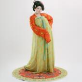 薄桑蚕原创汉服女正版 柿娘唐制齐胸裙墨名堂2023夏季 真丝现货