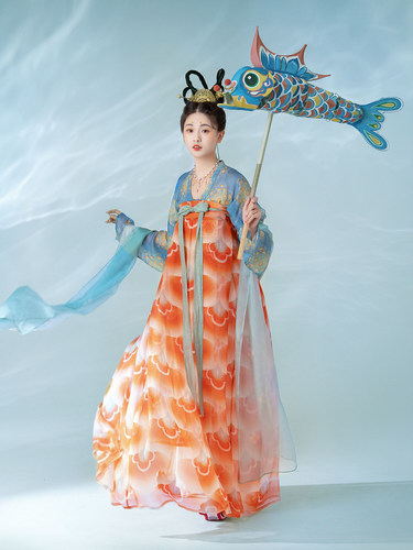 真丝589两件套墨名堂复原汉服