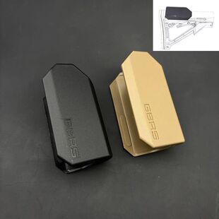 CTR战术后托GBRS高品增高垫CQB尼龙注塑肩垫托腮M4玩具改装零配件