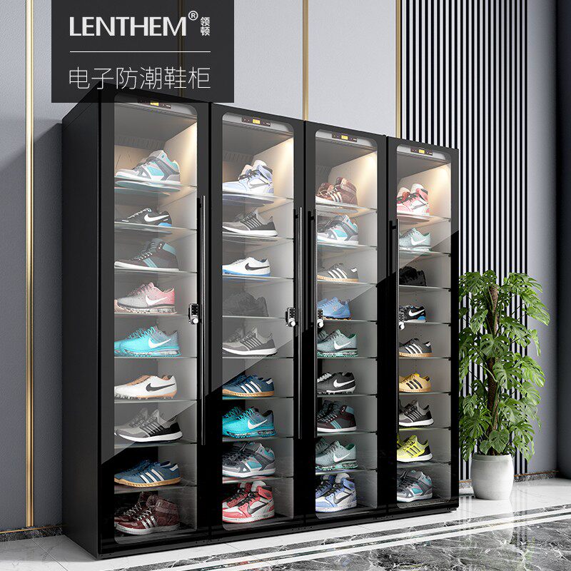 领顿(LENTHEM)电子防潮鞋柜 DW-600D 潮鞋达人防潮收藏展示柜