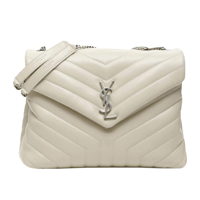 YSL 圣罗兰 女士白色挎包