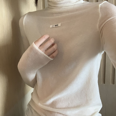 高领薄款打底衫打底衫（含27羊毛）17826